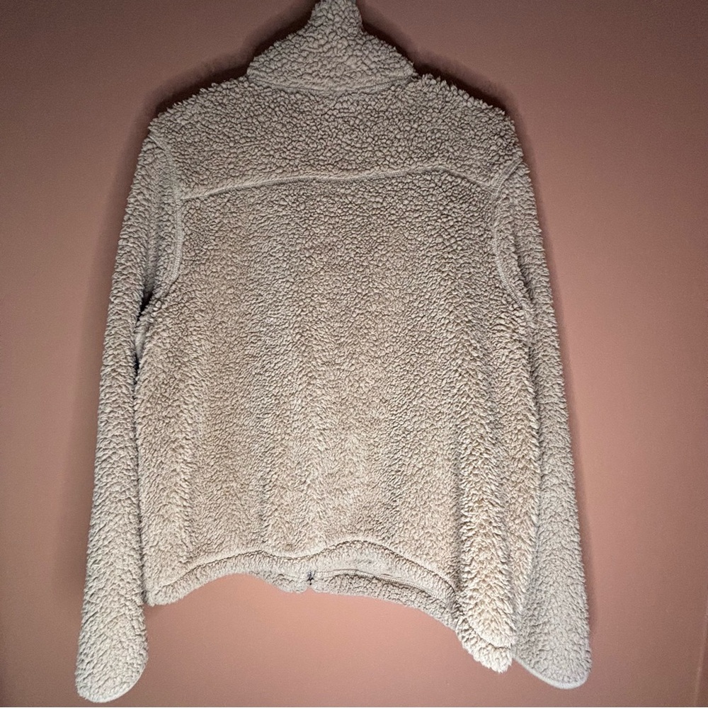 Old Navy Tan Sherpa Jacket - Picture 3 of 5